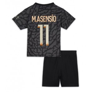 Maillot de foot Paris Saint-Germain Marco Asensio #11 Troisième enfant 2023-24 Manches Courte (+ pantalon court)